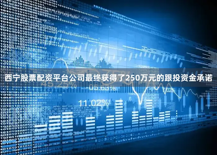 西宁股票配资平台公司最终获得了250万元的跟投资金承诺