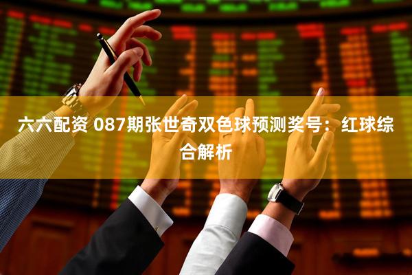 六六配资 087期张世奇双色球预测奖号：红球综合解析