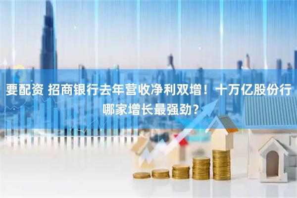 要配资 招商银行去年营收净利双增！十万亿股份行 哪家增长最强劲？
